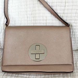 Kate Spade rose gold shoulder bag